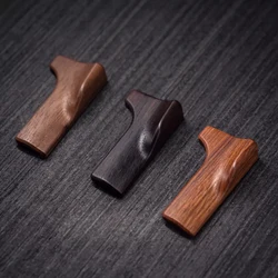 Lightweight Solid Wood Finger Handle Wooden Hand Grip Fashionable For Nikon ZFC Digital Camera accessories Ebony Walnut