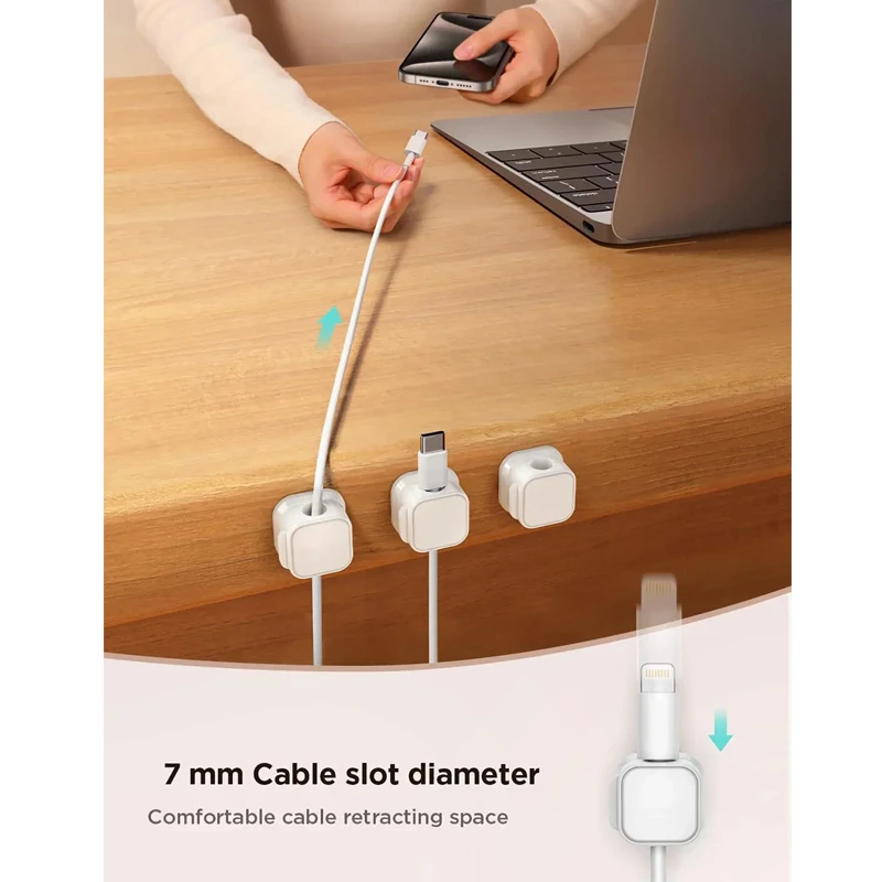 Magnetic Cable Clips Organizer 4
