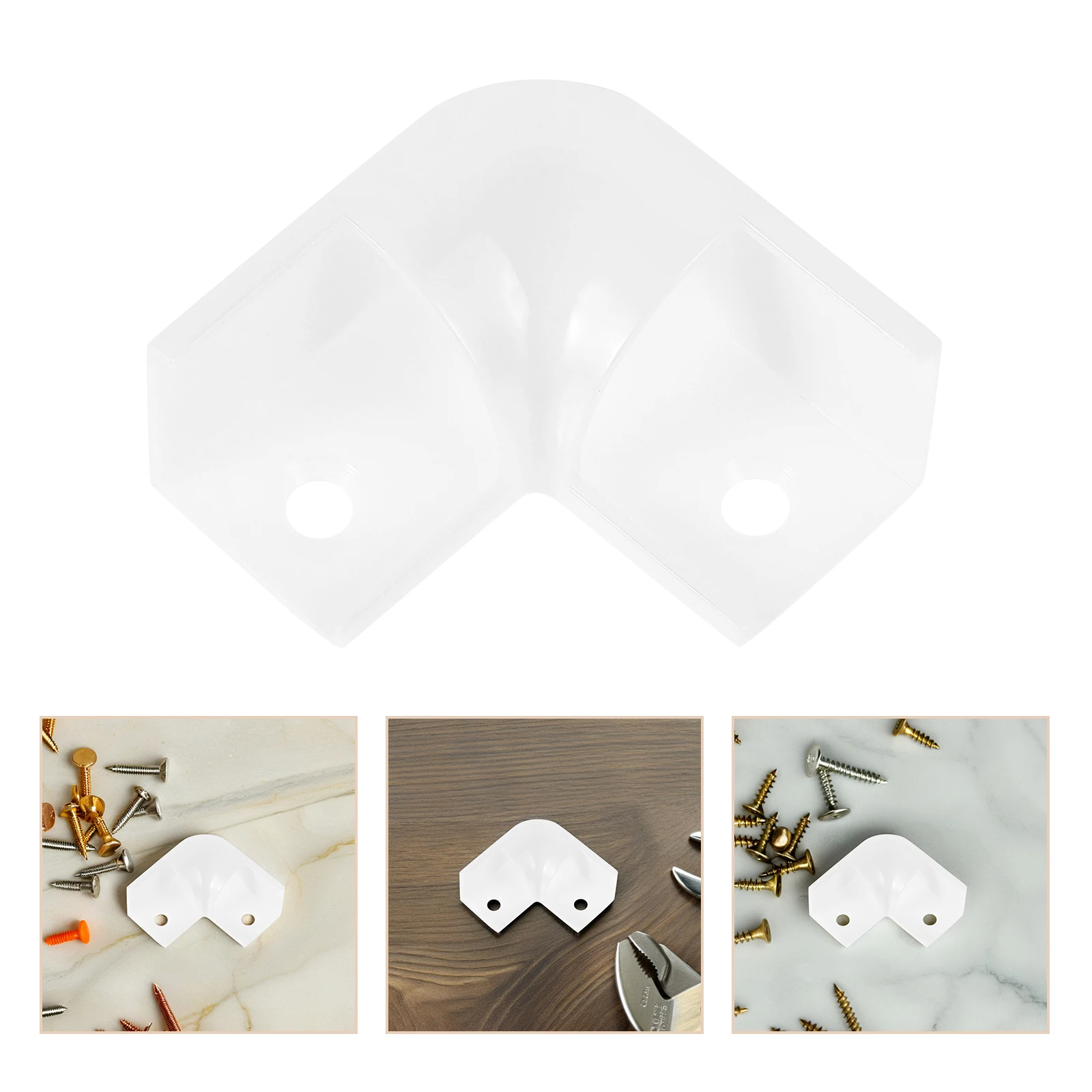

10pcs Led Corner 90 Degree V-Shaped Turning Channel Plastic Connector Strip Lamp Shell L-Shaped Connection Lighting Accessories