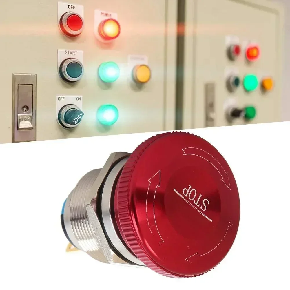

Tough and Reliable 22mm Mushroom Stop Switch Made from Stainless Steel Perfect for Safety Applications in Equipment