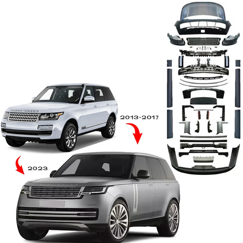 

L460 Car Body Kit Contain Front And Rear Bumper Assembly Suitable For Land Rover Range Rover 2013-2017 To New Version