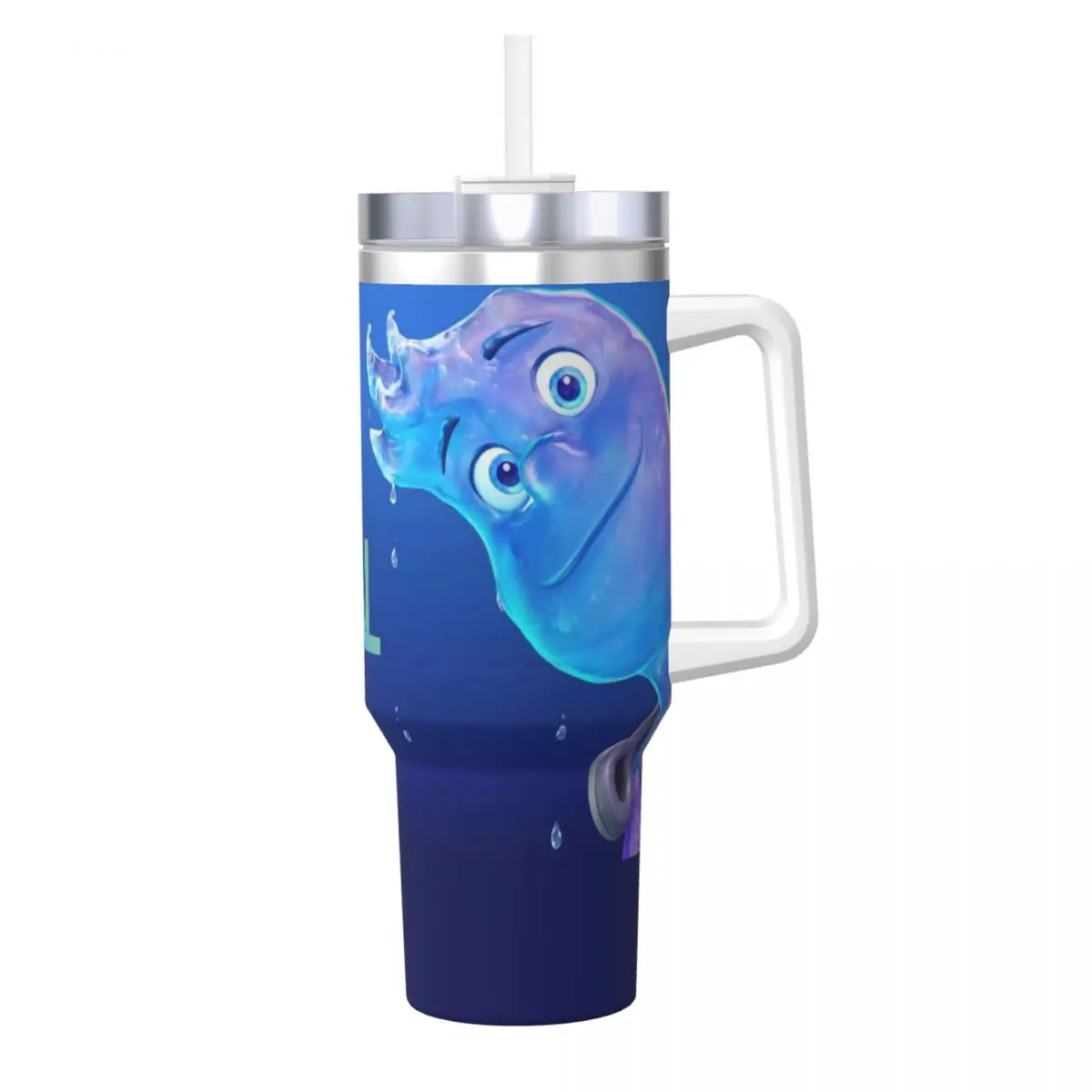 

Elemental Movie Poster Stainless Steel Tumbler Beach Mugs Cup Large Capacity Coffee Mug Leakproof Cold and Hot Milk Water Bottle