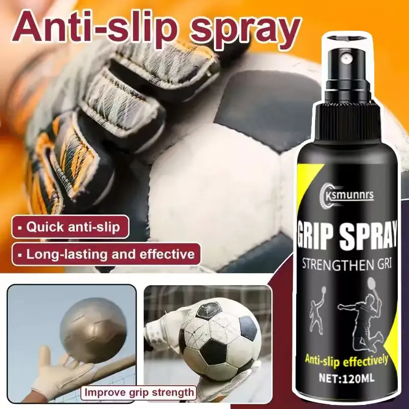 Multi-Sports Grip Spray, Anti Slip Spray, Strengthen Grip for Goalkeeper Gloves, Balls and Rackets