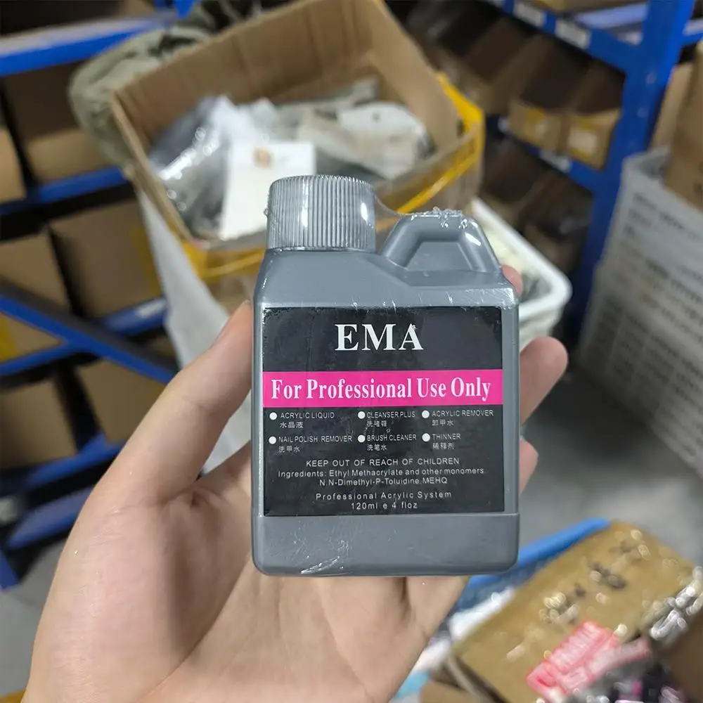 120/75ML 전문가용 네일 아크릴 크리스탈 액체 네일 아트 조각 연장 디핑 모노머 액체 DIY 매니큐어 용품