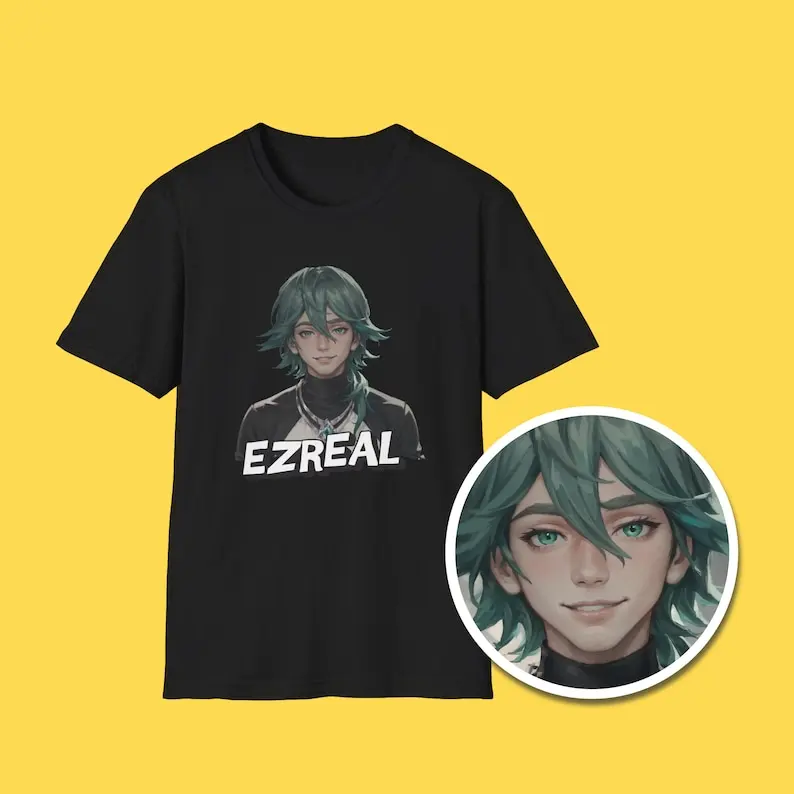 Heartsteel Ezreal Fanart Shirt Unisex Video Games Print T-Shirt