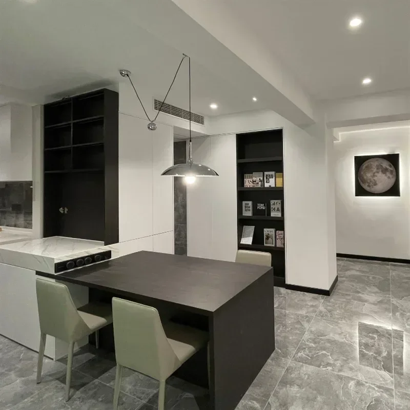 Modern Designer Minimalist Pendant Lamp Creative Adjustable Hanging Lamp Living Room Kitchen Coffer Bar Study Decoration Fixture