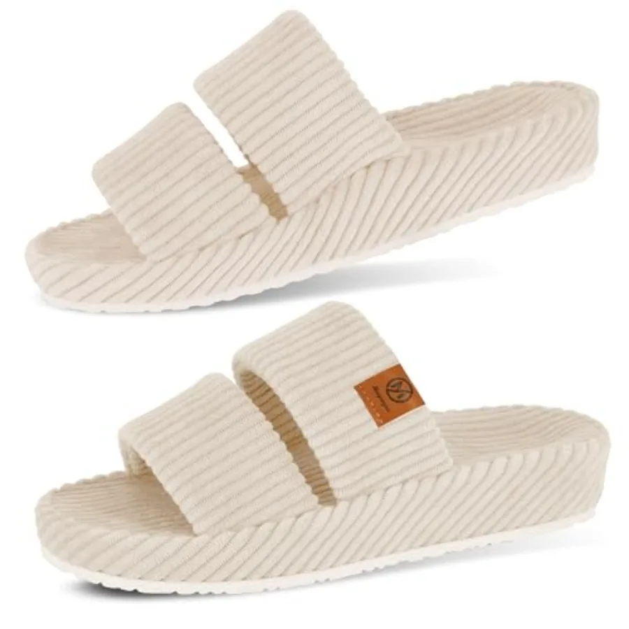 

Ортопедические тапочки для женщин с поддержкой свода стопы, тапочки из пены с эффектом памяти для лечения подошвенного фасциита, ортопедические домашние тапочки с открытым носком для использования в помещении