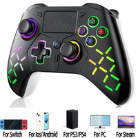 Wireless Gamepad For Switch/Steam/PS4/PS3/Apple/Android/Windows Bluetooth Gaming Controller Trubo Control Console Joystick