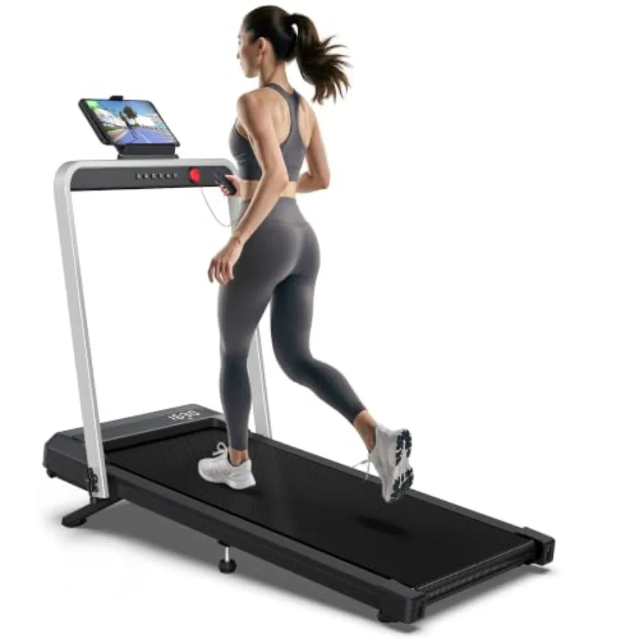 Walking Pad Treadmills with Handle, 10% Incline Treadmill for Home
