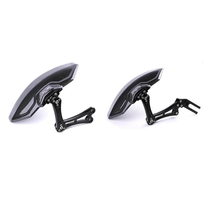 

Motorcycle Rear Fender Wheel Mudguard Mud Flap Carbon Fiber Splash Guard Cover for Tires Below 14 inch , MF061