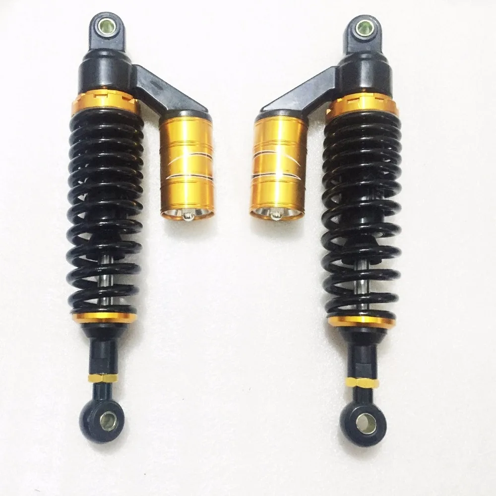 One Pair 300mm 305mm 310mm 320mm 7.5mm Spring Shock Absorbers for Honda Yamaha Suzuki Kawasaki Bikes Gokart Motorcycle Quad