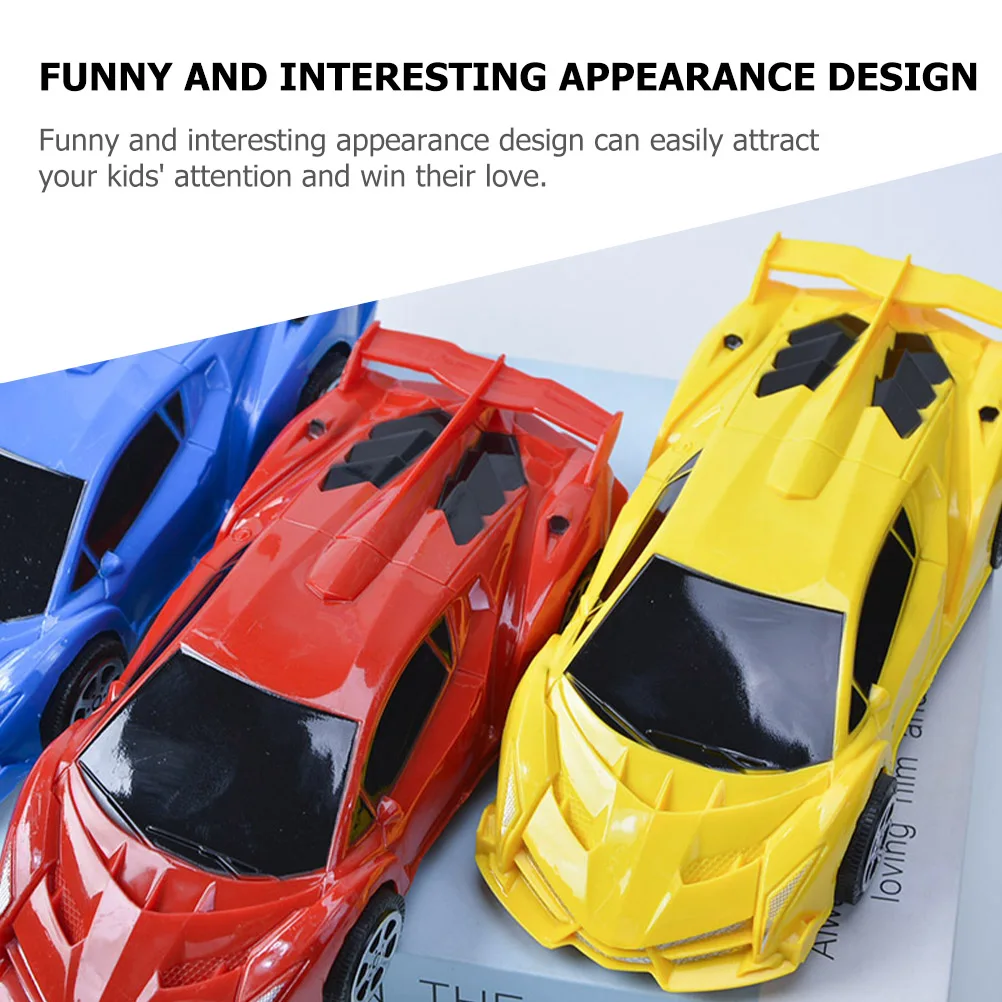 4Pcs Friction Powered Cars Adorable Inertial Vehicles for Baby Toddler Interactive Push Car Construction Design Kids Fun Present