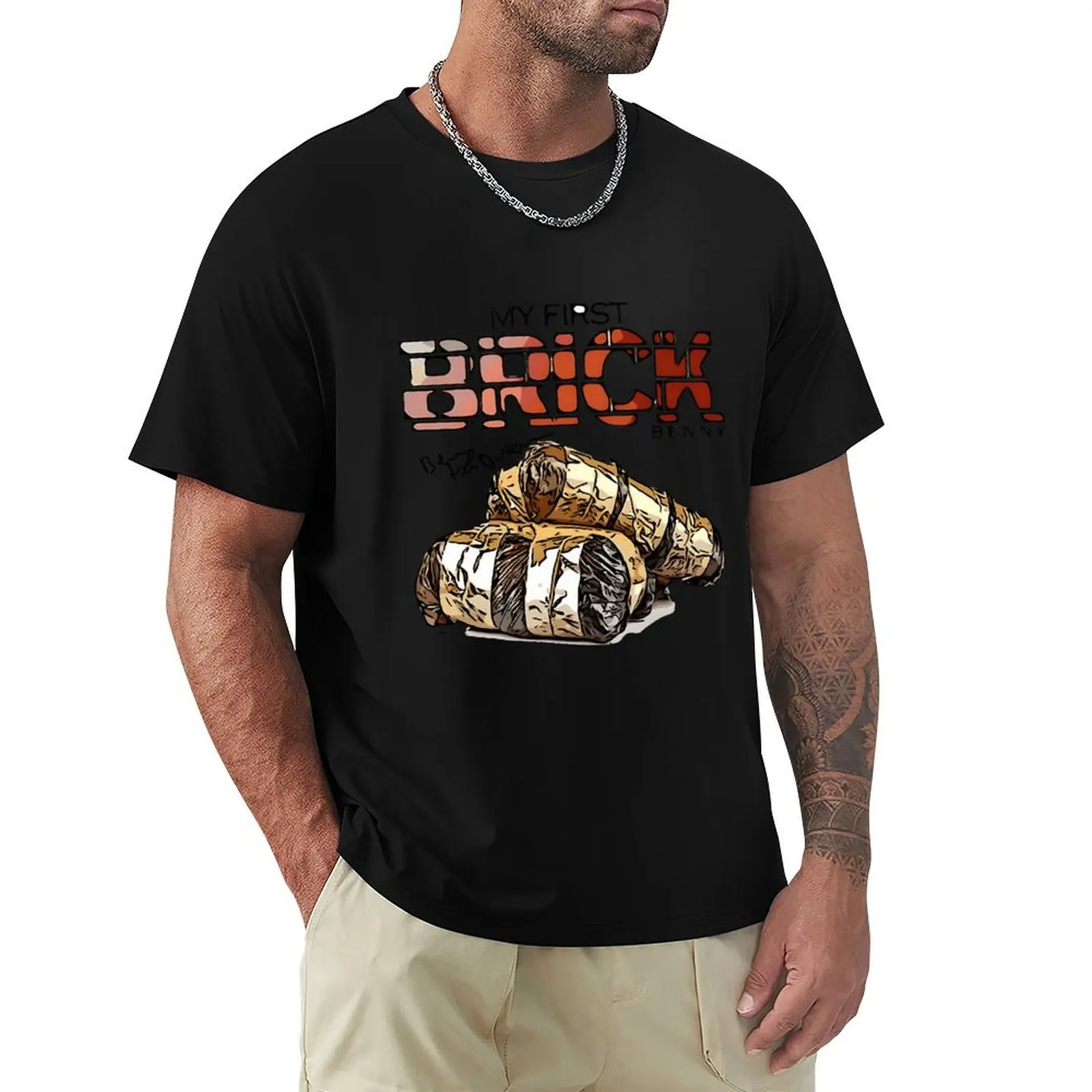 

My First Brick Album T-Shirt blanks Funny t-shirt mens t shirts top quality