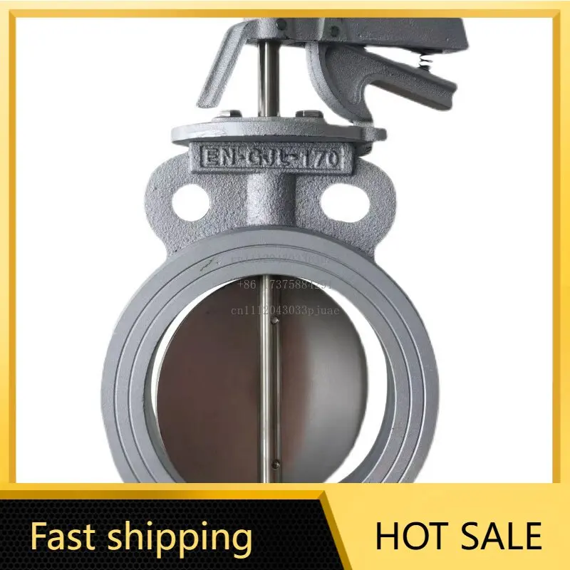 

High temperature manual butterfly valve DN40-50-65-80 for -100-125-150-200-300-500 hot air