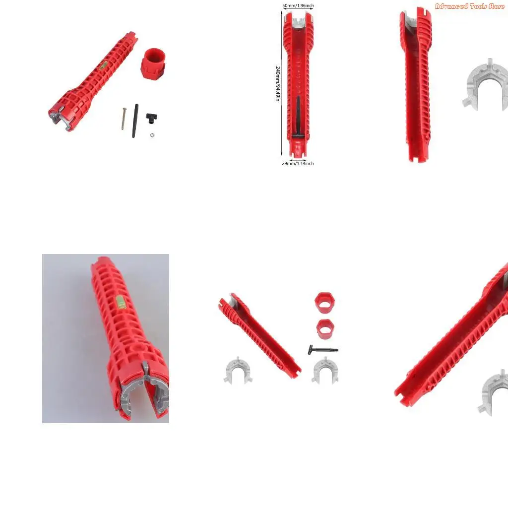 Versatility Sink Bathroom Wrench For Tight Space Repairs 5/8Function Tool W91B
