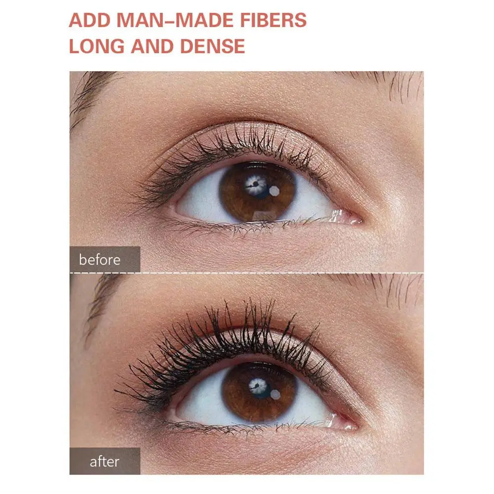 4D Silk Fiber Mascara Natural Curling Long Lasting Growth Fluid Lash Eyelash Tool Mascaras Non-Dizzy Makeup Extensions Sky Y2O1