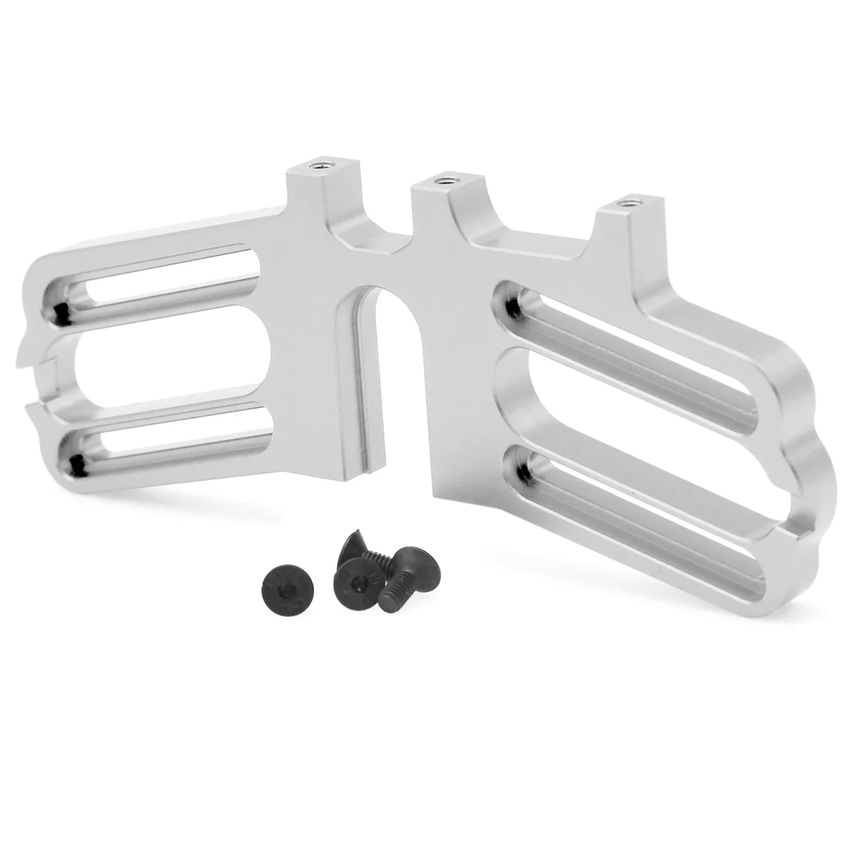 

Metal Dual Motor Mount Double Motor Holder for ARRMA 1/7 FELONY INFRACTION LIMITLESS RC Car Upgrade Parts Silver