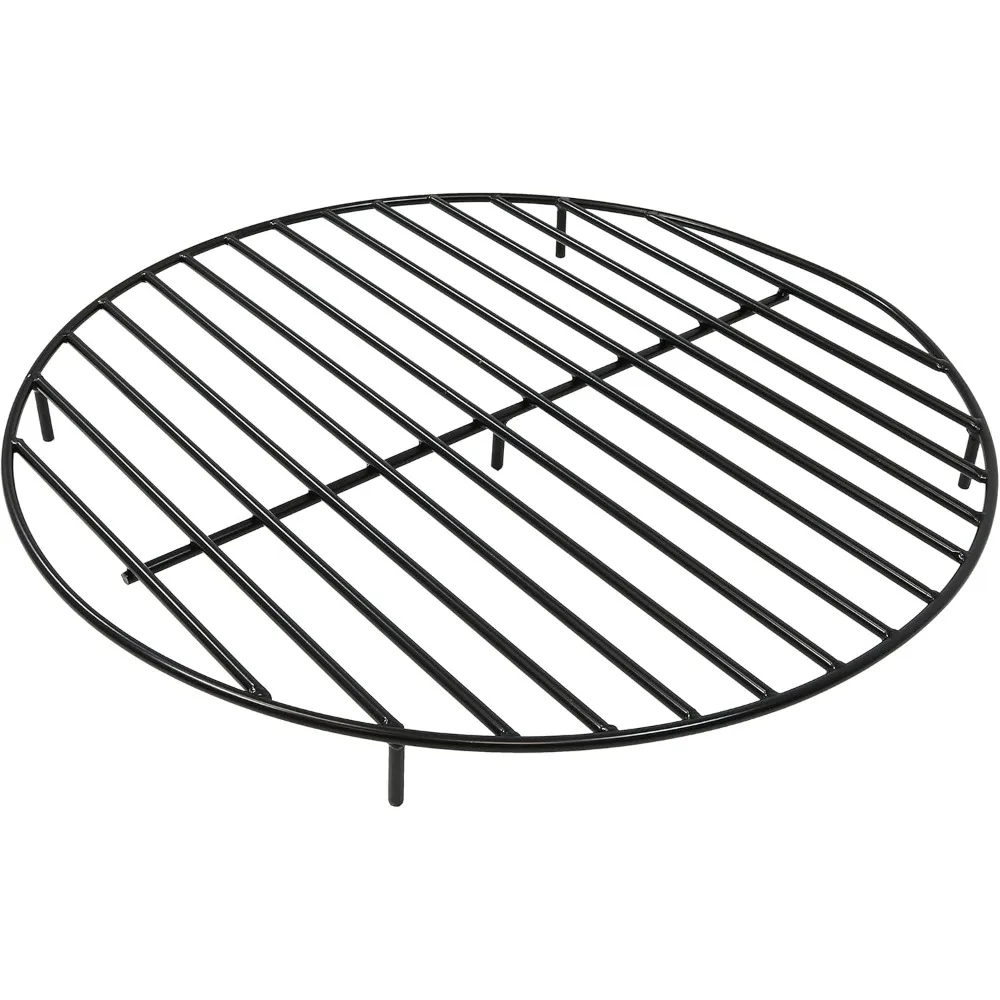

Sunnydaze Round Fire Pit Grate - Elevated Wood Grate for Fire Pit - Heavy-Duty Steel Log Grate for Outside - 36-Inch