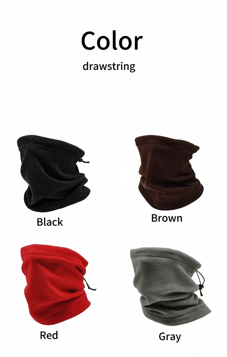 Sciarpa maschera da ciclismo per uomo e donna sci antivento alpinismo caldo cappello in pile a prova di freddo protezione del collo teste di copertura del collo