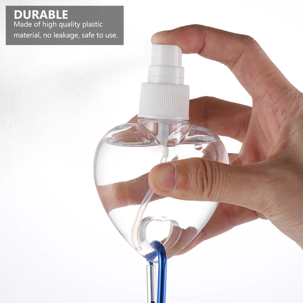 

4 Pcs Love Hook Bottle Storage Container Hand Empty with Liquid Portable Plastic Spray
