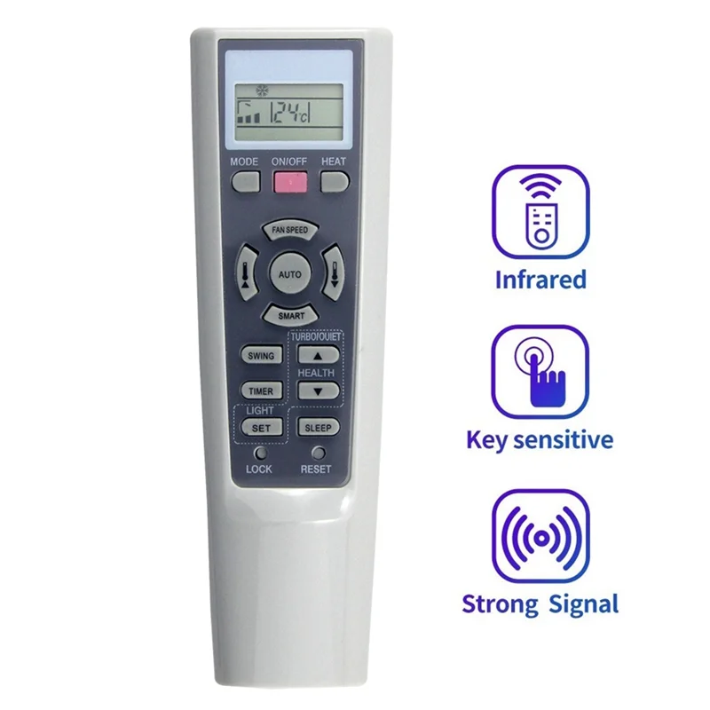 Replace YR-W08 A/C Remote Control For Haier Air Conditioner YR-W08 YL-W08 YR-W03 YR-W02 YR-W01 YR-W04 YR-W06 YR-W07