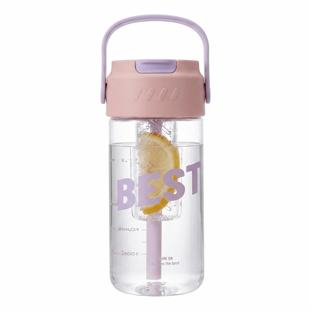 Space Saving 800ml Water Cup Lovely Print Pattern Resin Tumbler Round Smooth Vibrant Color Juice Cup Water Storage
