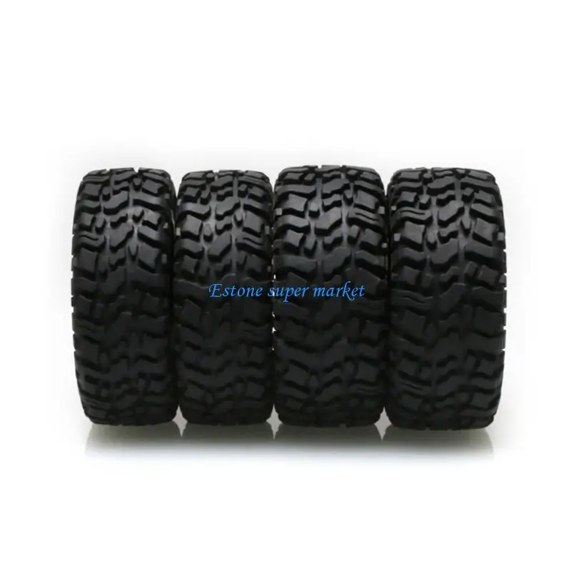 

090B Remote Control Model Rubber Car Supplies Beadlock Wheel Mud Terrain Tires Set Wheel Tires Detachable Fine Car Parts