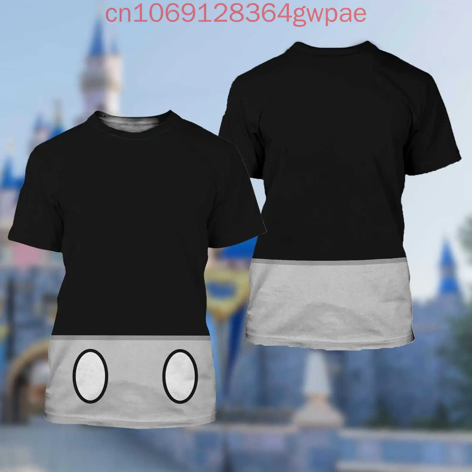 

Mickey 3D Print T-shirt Men's Womens Kids Casual Short Sleeve Tops Disney Summer Breathable Fashiona Cartoon Shortsleeve T-shirt