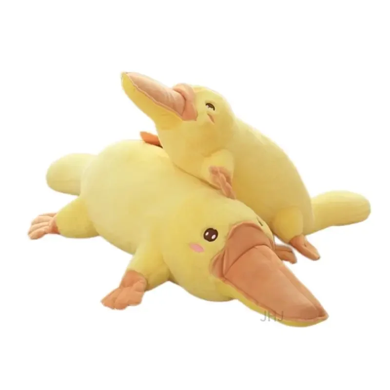 Cute Platypus Plush Toy Pillow Cushion Siesta Papa Pillow Cute Puppet Doll Long Mouth Duck Pillow Little Yellow Duckling Doll Va