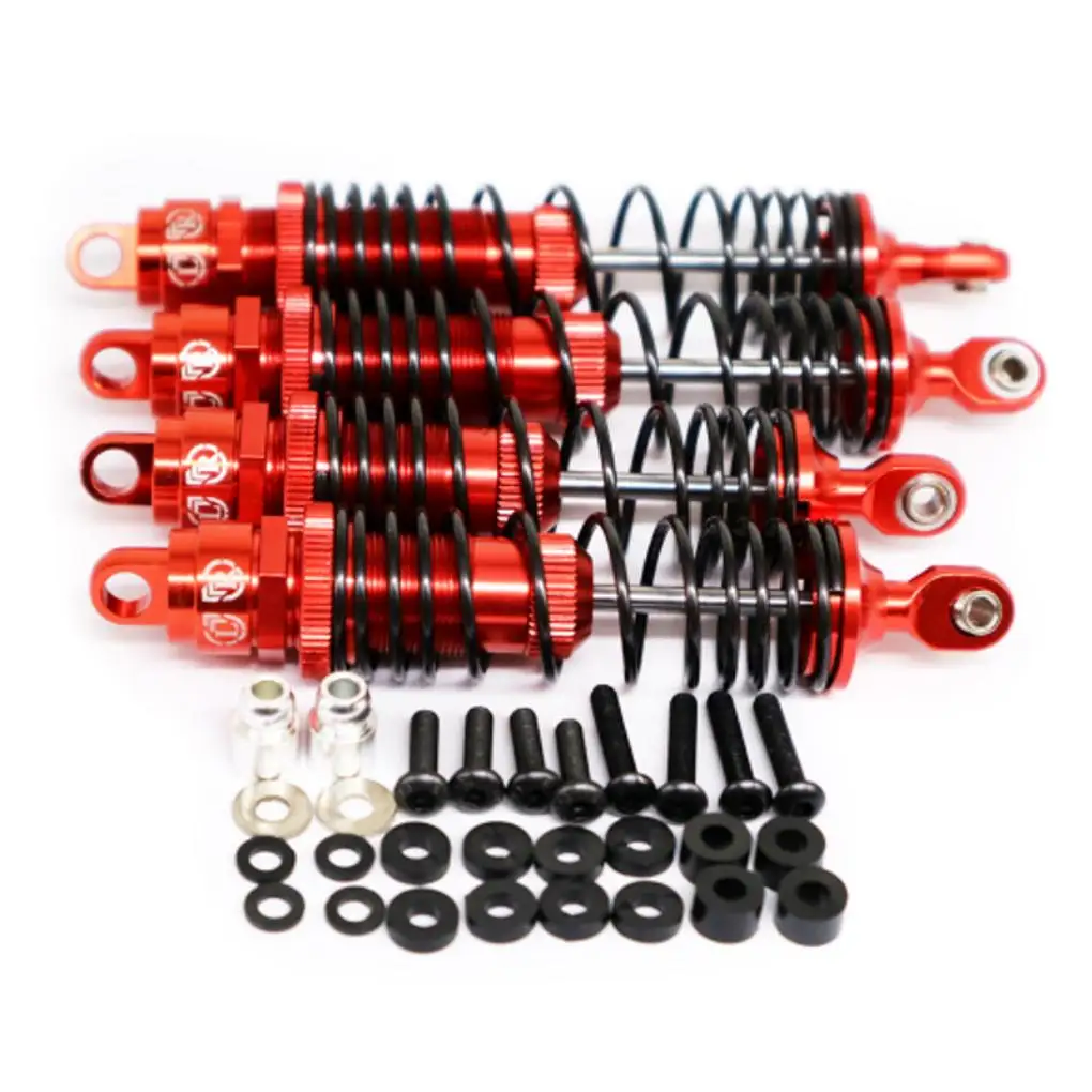

Aluminum Alloy Front Rear Shock Absorber Rc Front Rear Shock Absorber For 1/10 TRXXAS SLASH 2WD RC Car Part Red