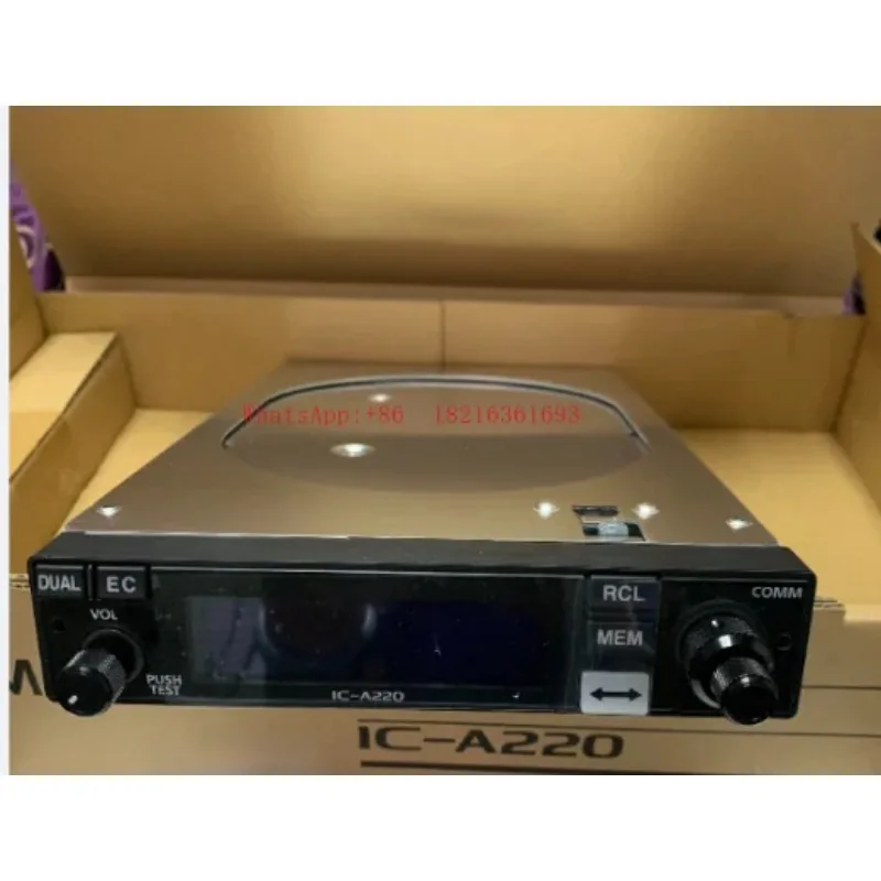 Limited Offer NEW IC-A220 VHF Aviation Radio, Dual Display Car Station AM Automatic Noise Suppression
