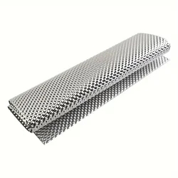 Silver Embossed Aluminum Heat Shield Exhausts Electrical Turbo Heat Insulation Auto Temperature Isolated Sticker Exhaust Systems