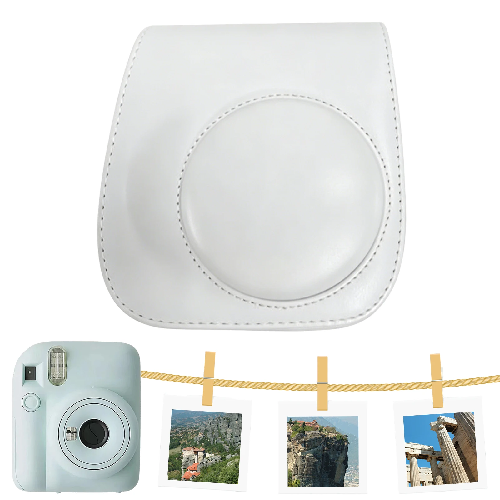 Camera Protective Case Fit for Fujifilm Instax Mini 13 Instant Cameras Camera Crossbody Bag with Adjustable Strap Dustproof