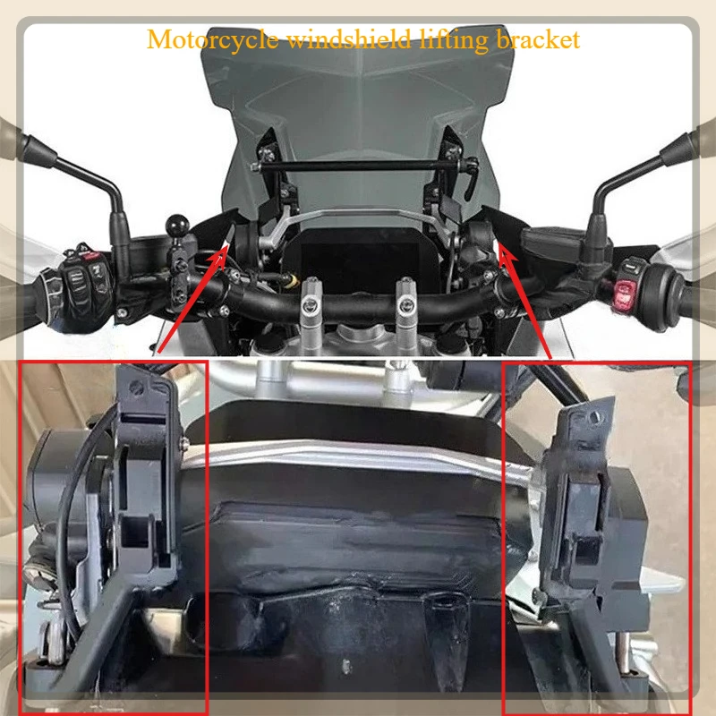 Motorcycle front windshield pressure strip lifting bracket windshield  Windshield Trim for BMW Waterbird R1200 GS R 1250 ADV