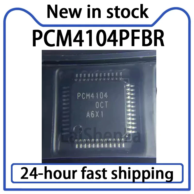 2PCS New PCM4104 PCM4104PFBR TQFP48 Audio Digital To Analog Converter IC in Stock