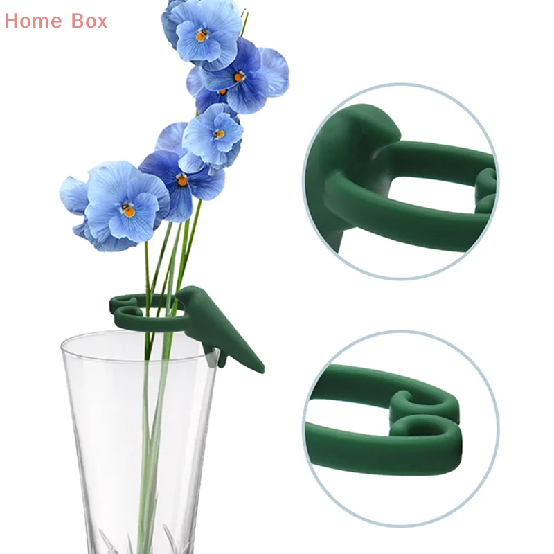 1/4 pçs forma de pássaro planta haste suporte reutilizável planta hidropônica suporte planta para recortes brotos e brotos