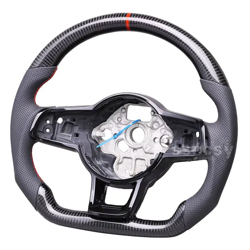 Carbon Fiber Steering Wheel, Suitable For Golf 7 7.5 GTI GTD GTS MK7 Models, Automatic Or Manual Versions,Car Accessories