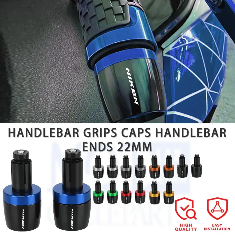 

For YAMAHA NIKEN 900 Niken GT 2018-2024 2023 2022 2021 2020 2019 Motorcycle Handlebar Grips Handle Bar Cap End Plugs 7/8'' 22MM
