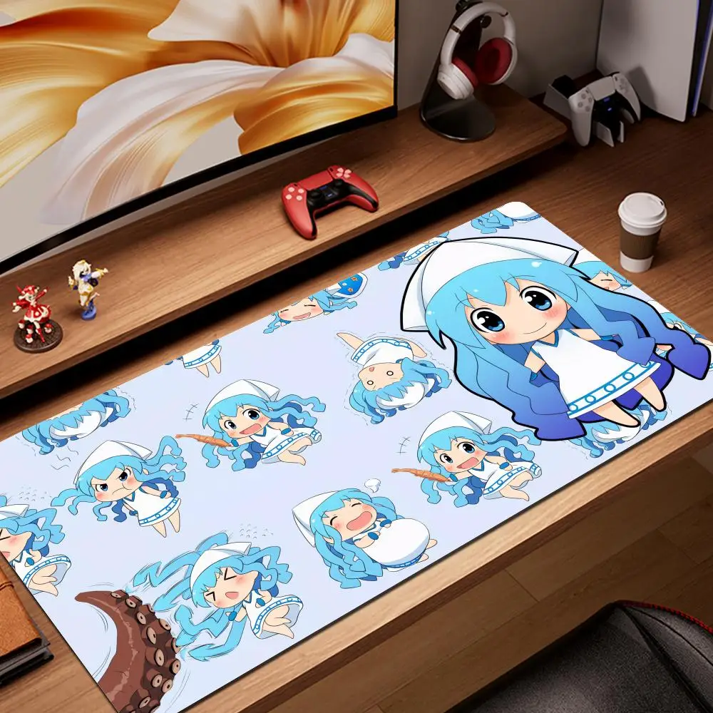 

Anime Squid Girl Mouse Pad Gaming Large Mousepad extended mouse pad computer non-slip carpet computer mousepad