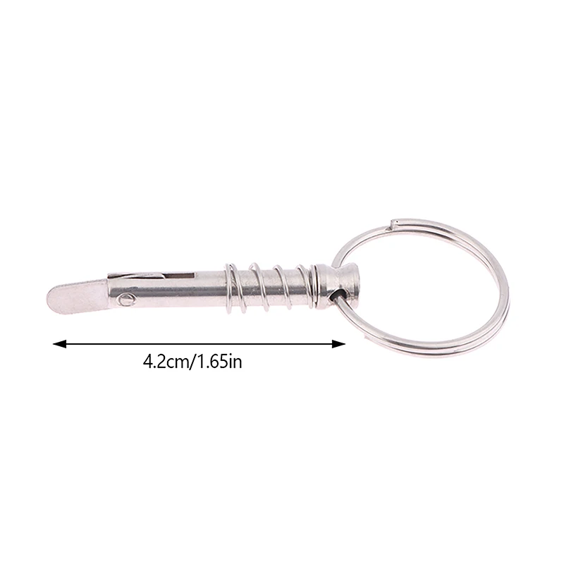 

5mm 316 Stainless Steel Quick Release Pin - Marine Grade Bimini Top Hinge Hardware for Boats & Deck Accessories (1PC)