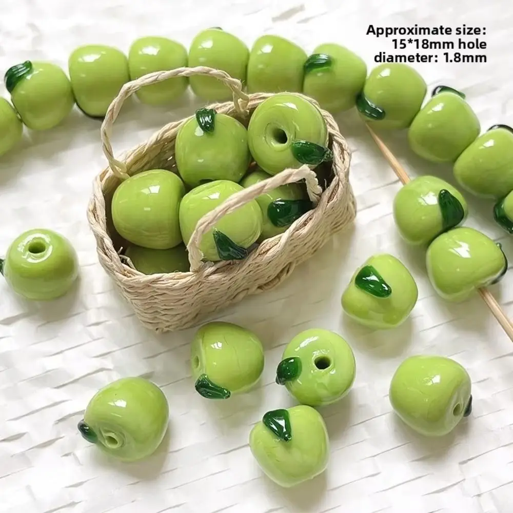 جديد الخرز شكل الخرز الزجاجي المواد الزجاجية اليدوية الاكسسوارات العصرية الفائدة تصميم الإبداعية الأناناس الخرز