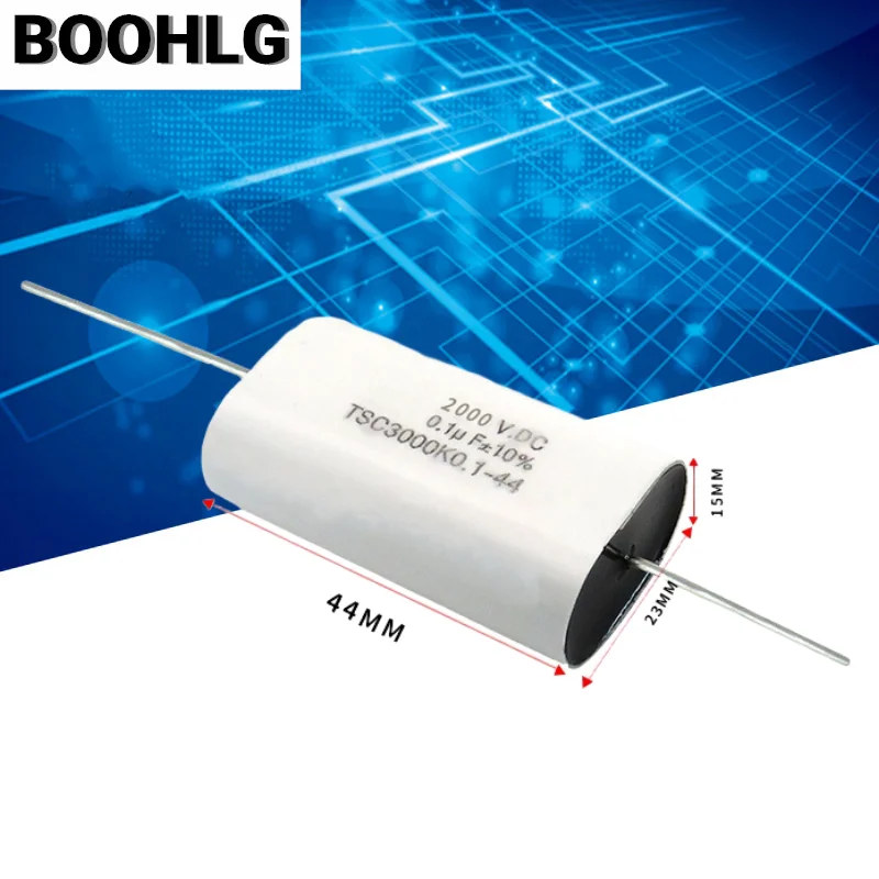 

Uninductive axial IGBT non-inductive absorption capacitor 2000VDC 0.1UF 2000V 104 high stability low loss