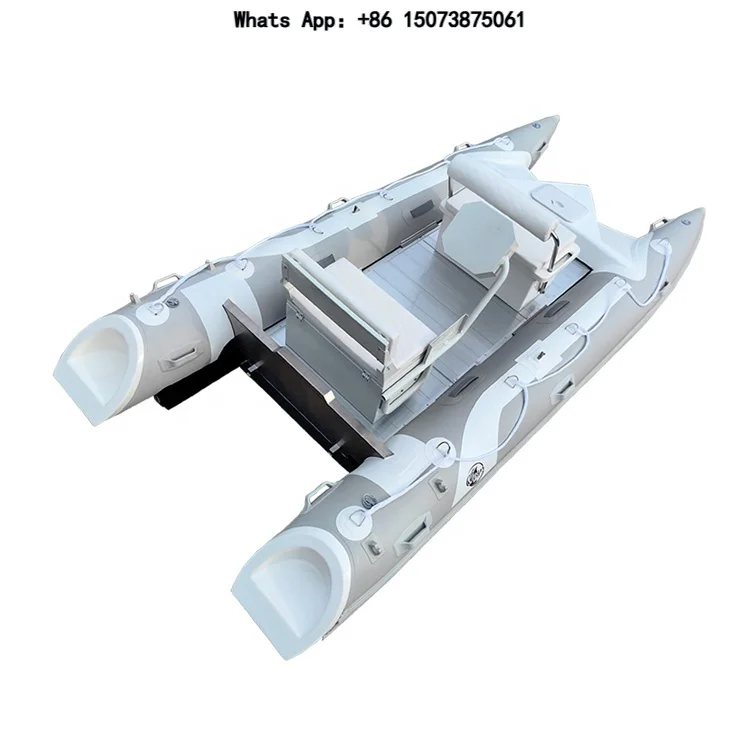 2026 New PVC Inflatable Sailboat 4-Person Aluminum Water Catamaran Kayak Rowing Boats for Sale