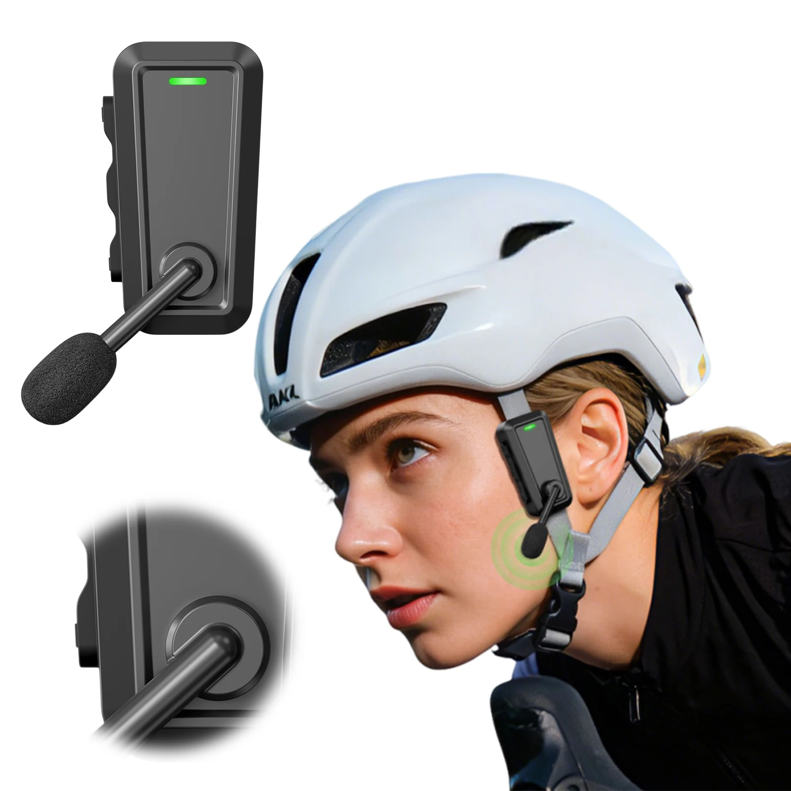 Wireless Helmet Intercom Headset 520m Walkie Talkie Bluetooth-compatible IPX5 Cycling Earphone C10
