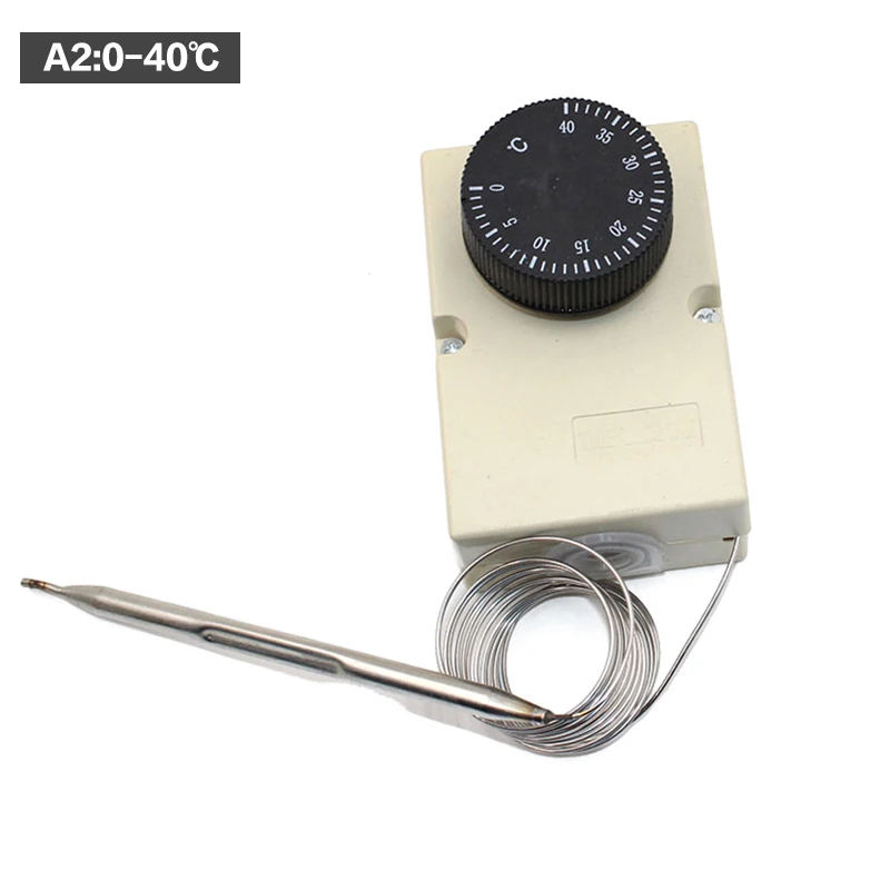 Temperature Mechanical Switch Capillary Thermostat 50-300C 0-60C 0-50C 0-40C 30-110C -30-30C For Electrical Device Knob