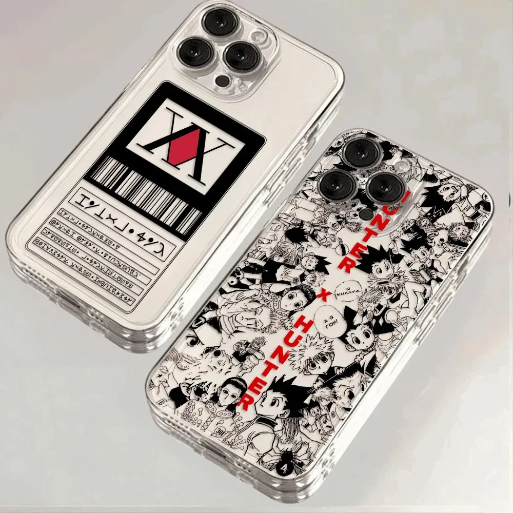 Black HUNTER×HUNTER Hot Anime Phone Case for Samsung Galaxy S26 S25 S24 S23 S22 S21 S20 Note20 FE Ultra Edge Plus 4G 5G Soft