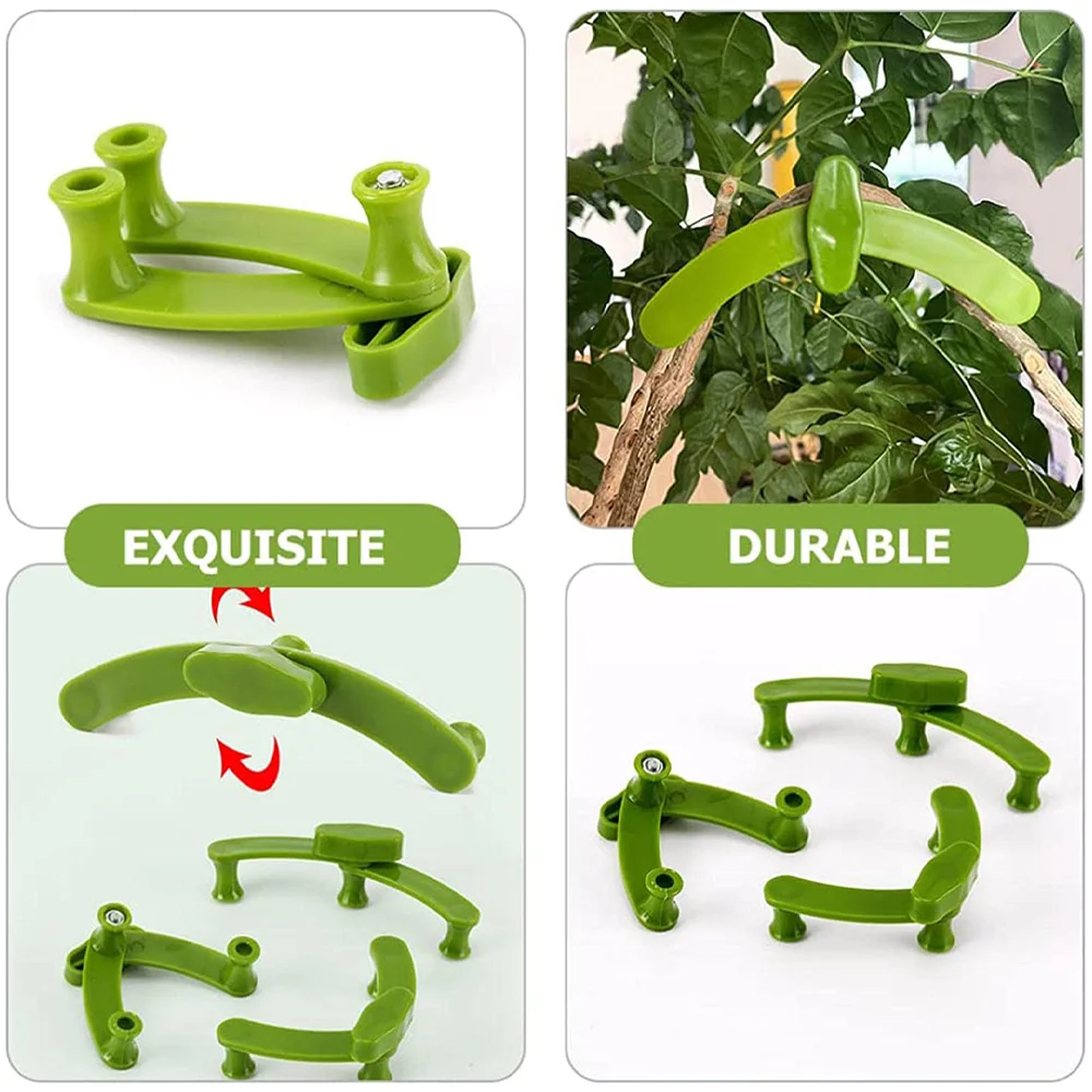 5-10pcs/set Adjustable Plant Branch Bending Holder Reusable Branch Puller Branch Holder Clip Bonsai Styling Tool Garden Supplies