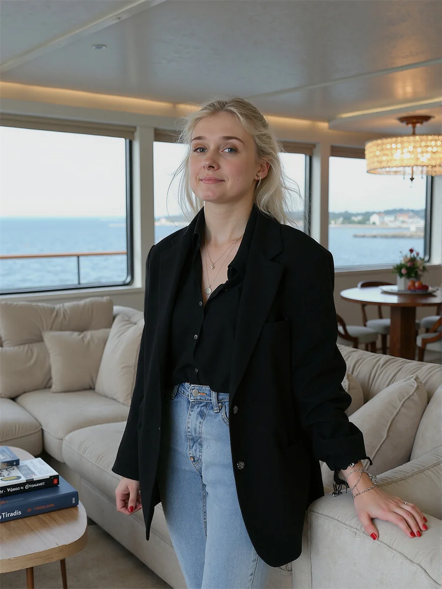 

Blazer Mujer Sheen Fan на пуговицах, расклешенный, длиной до колена, с пряжкой, большие размеры, текстура, для похудения, трехмерный, блестящий, женский