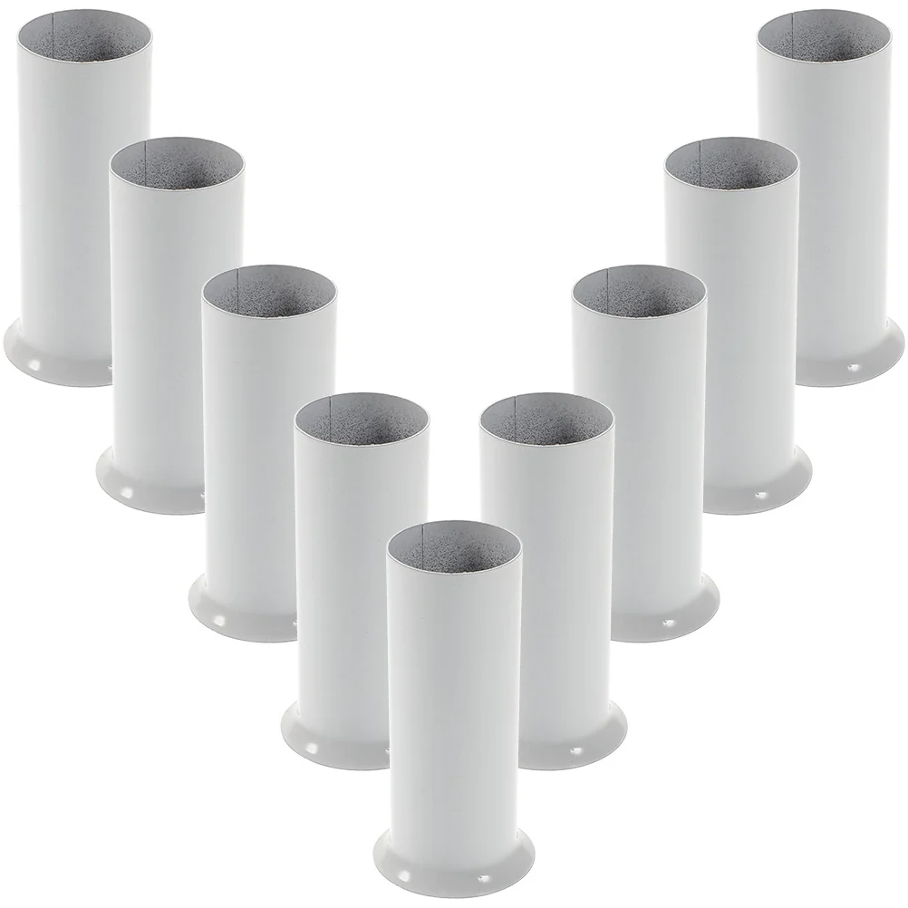 

15pcs Hanging Base Sleeves Metal Tube Covers For Light Fixture Crystal Light Base Sleeves Lamp Replacement Parts