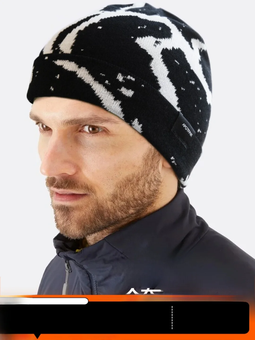 High Elasticity Warm Windproof Knitted Hat Fleece Lined Cap Unisex Comfortable Breathable Sports Scene Polyester Fiber